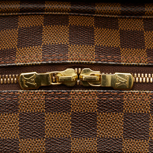 ルイ ヴィトン ダミエ ナヴィグリオ ショルダーバッグ N45255 エベヌ ブラウン PVC レザー レディース LOUIS VUITTON 【中古】
