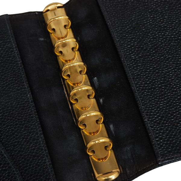 シャネル ココマーク 手帳カバー アジェンダ ブラック キャビアスキン レディース CHANEL 【中古】