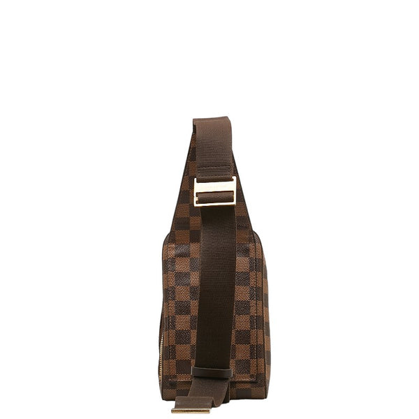 ルイ ヴィトン ダミエ ジェロニモス ボディバッグ ウエストバッグ N51994 ブラウン PVC レザー メンズ LOUIS VUITTON 【中古】