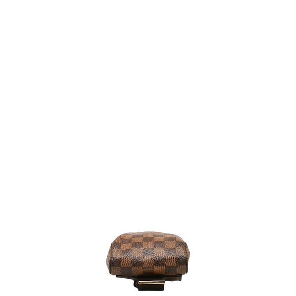 ルイ ヴィトン ダミエ ジェロニモス ボディバッグ ウエストバッグ N51994 ブラウン PVC レザー メンズ LOUIS VUITTON 【中古】