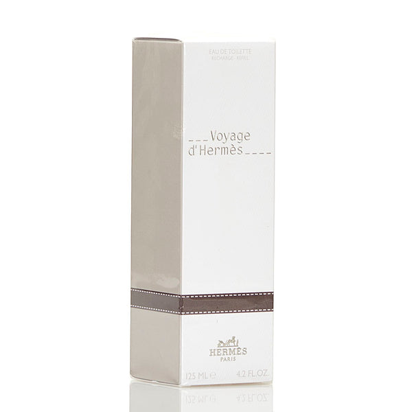 エルメス オードトワレ Voyage d' Hermes ヴォヤージュ ドゥ エルメス 香水125ml ホワイト ガラス レディース HERMES 【中古】