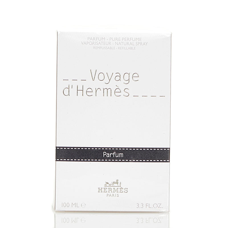 エルメス パルファム Voyage d' Hermes ヴォヤージュ ドゥ エルメス 100ml 香水 ホワイト ガラス レディース HERMES 【中古】
