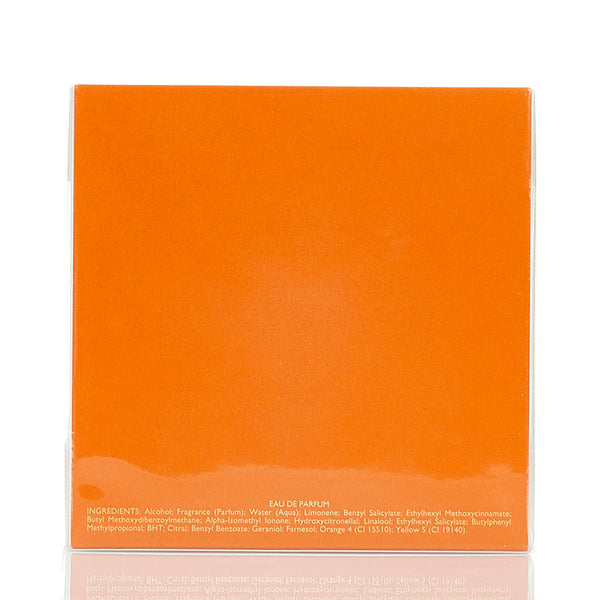 エルメス オードパルファン L’ambre des merveilles オー デ メルヴェイユ 香水100ml オレンジ ガラス レディース HERMES 【中古】