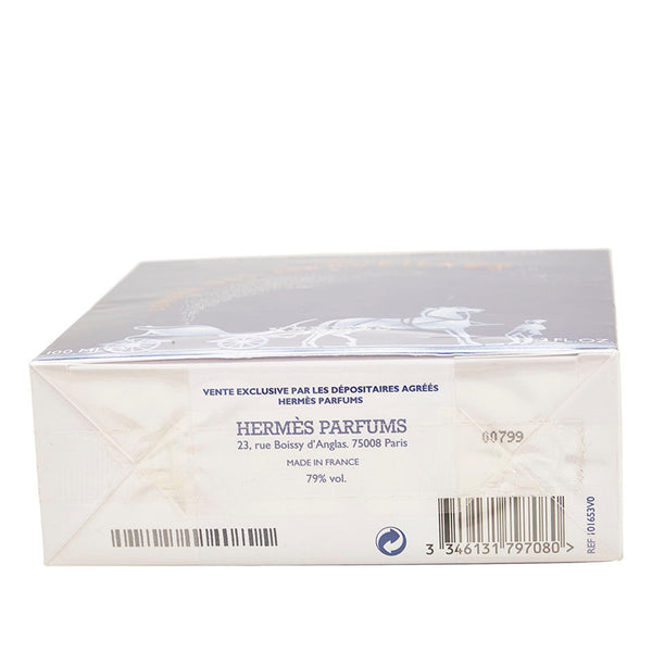 エルメス オードパルファム ロンブル デ メルヴェイュ L'OMBRE DES MERVEILLES100ml 香水 クリア ブルー ガラス レディース HERMES 【中古】