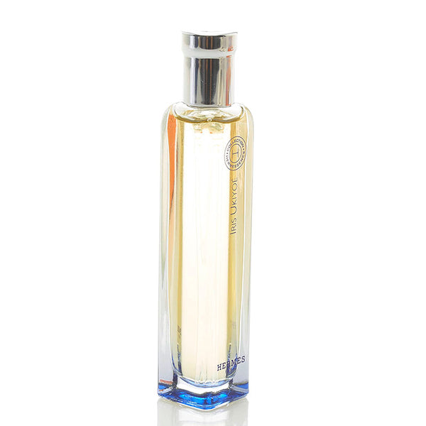 エルメス オードトワレ イリス ウキヨエ IRIS UKIYOE 香水 15ml×4セット クリア ブルー ガラス レディース HERMES 【中古】