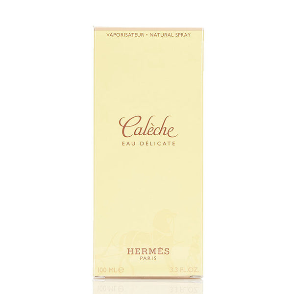 エルメス カレーシュ オーデリカート CALECHE EAU DELICATE 100ml 香水 クリア ガラス レディース HERMES 【中古】