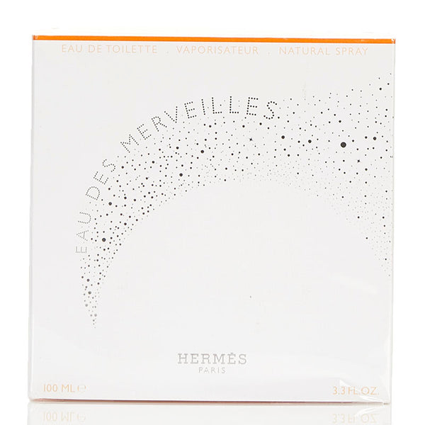 エルメス オードトワレ オー デ メルヴェイユ 100ml 香水 ホワイト ガラス レディース HERMES 【中古】