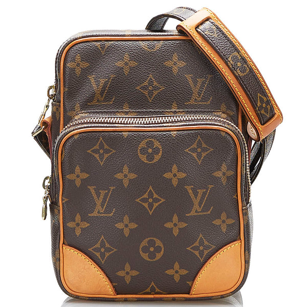 ルイ ヴィトン モノグラム アマゾン 斜め掛け ショルダーバッグ  M45236 ブラウン PVC レザー レディース LOUIS VUITTON 【中古】