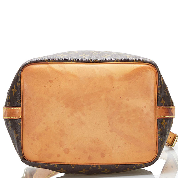 ルイ ヴィトン モノグラム プチ ノエ ショルダーバッグ M42226 ブラウン PVC レザー レディース LOUIS VUITTON 【中古】