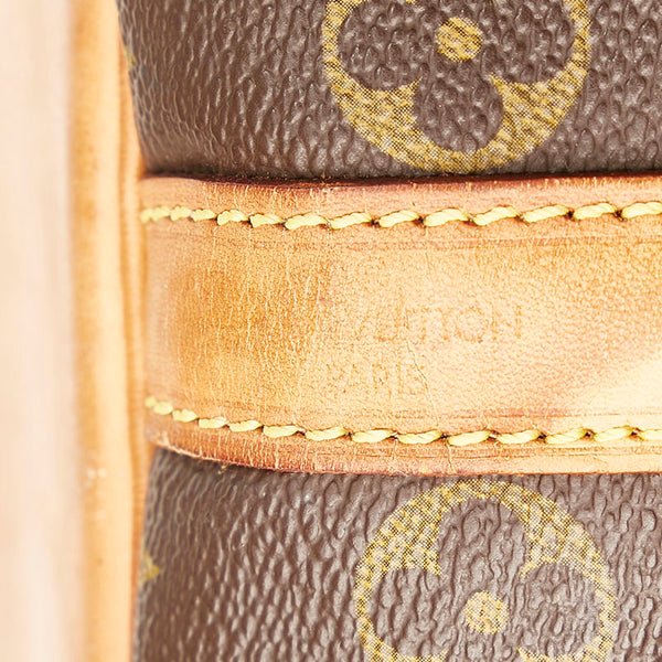 ルイ ヴィトン モノグラム プチ ノエ ショルダーバッグ M42226 ブラウン PVC レザー レディース LOUIS VUITTON 【中古】