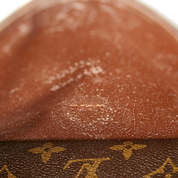 ルイ ヴィトン モノグラム ジュヌフィーユGM 斜め掛け ショルダーバッグ ブラウン PVC レザー レディース LOUIS VUITTON 【中古】