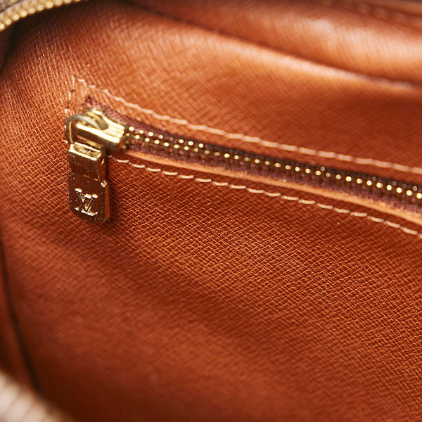 ルイ ヴィトン モノグラム ジュヌフィーユGM 斜め掛け ショルダーバッグ ブラウン PVC レザー レディース LOUIS VUITTON 【中古】