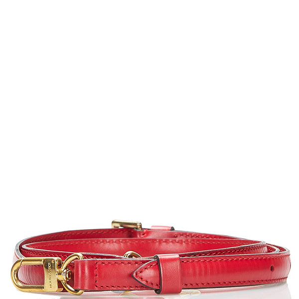 ルイ ヴィトン エピ ショルダーストラップ カスティアンレッド レザー レディース LOUIS VUITTON 【中古】