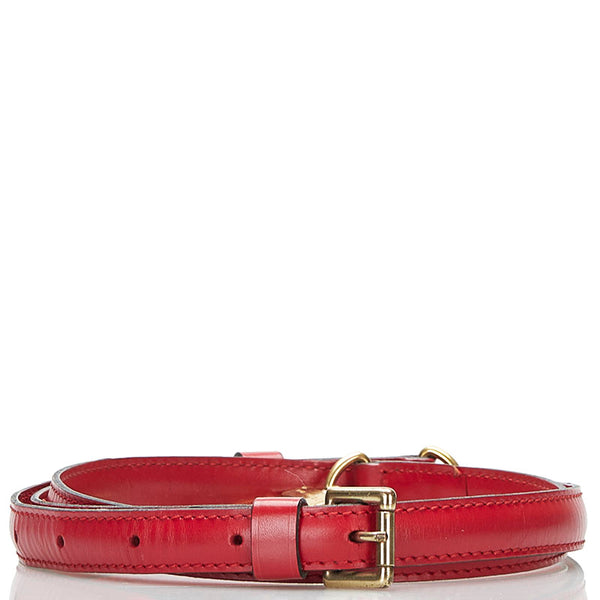 ルイ ヴィトン エピ ショルダーストラップ カスティアンレッド レザー レディース LOUIS VUITTON 【中古】
