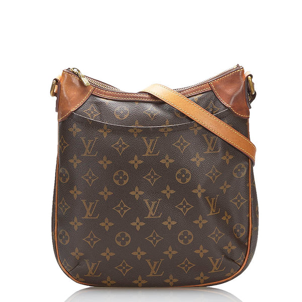 ルイ ヴィトン モノグラム オデオンPM 斜め掛け ショルダーバッグ  M56390 ブラウン PVC レザー レディース LOUIS VUITTON 【中古】