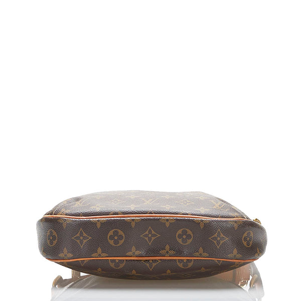 ルイ ヴィトン モノグラム オデオンPM 斜め掛け ショルダーバッグ  M56390 ブラウン PVC レザー レディース LOUIS VUITTON 【中古】