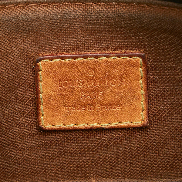 ルイ ヴィトン モノグラム オデオンPM 斜め掛け ショルダーバッグ  M56390 ブラウン PVC レザー レディース LOUIS VUITTON 【中古】