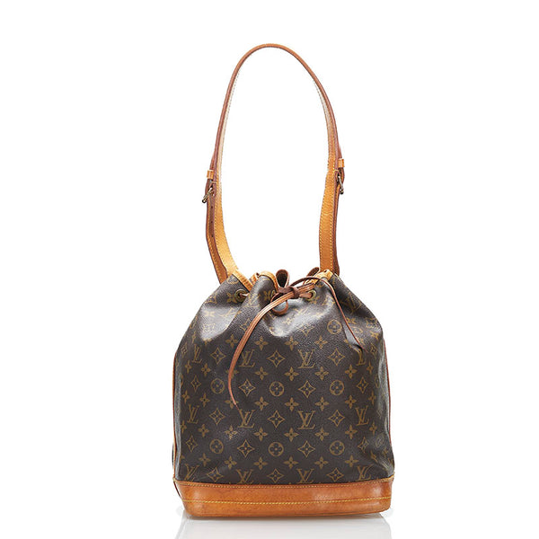 ルイ ヴィトン モノグラム ノエ ショルダーバッグ M42224 ブラウン PVC レザー レディース LOUIS VUITTON 【中古】