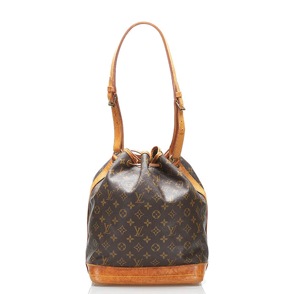 ルイ ヴィトン モノグラム ノエ ショルダーバッグ M42224 ブラウン PVC レザー レディース LOUIS VUITTON 【中古】