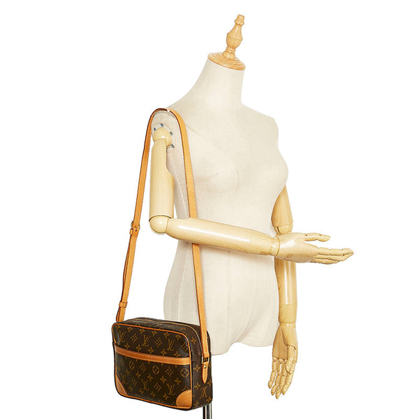 ルイ ヴィトン モノグラム トロカデロ27 斜め掛け ショルダーバッグ M51274 ブラウン PVC レザー レディース LOUIS VUITTON 【中古】