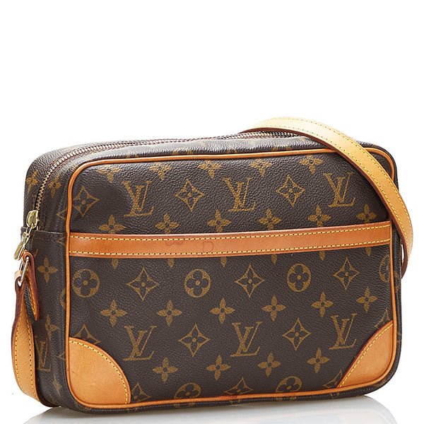 ルイ ヴィトン モノグラム トロカデロ27 斜め掛け ショルダーバッグ M51274 ブラウン PVC レザー レディース LOUIS VUITTON 【中古】
