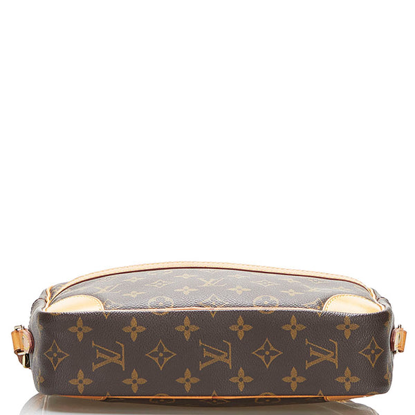 ルイ ヴィトン モノグラム トロカデロ27 斜め掛け ショルダーバッグ M51274 ブラウン PVC レザー レディース LOUIS VUITTON 【中古】