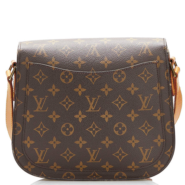 ルイ ヴィトン モノグラム サンクルー 斜め掛け ショルダーバッグ M51242  ブラウン PVC レザー レディース LOUIS VUITTON 【中古】