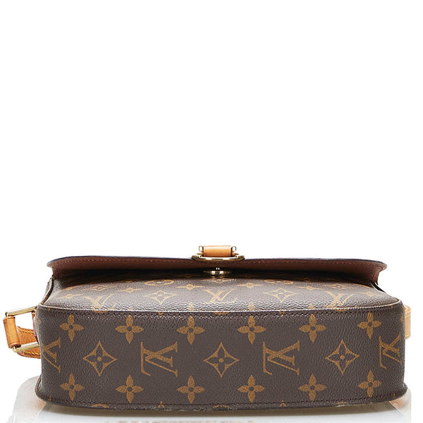 ルイ ヴィトン モノグラム サンクルー 斜め掛け ショルダーバッグ M51242  ブラウン PVC レザー レディース LOUIS VUITTON 【中古】
