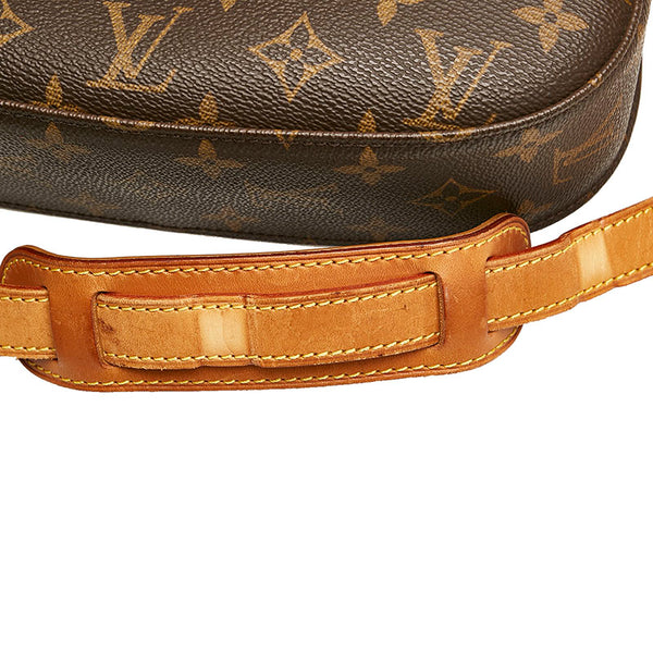 ルイ ヴィトン モノグラム サンクルー 斜め掛け ショルダーバッグ M51242  ブラウン PVC レザー レディース LOUIS VUITTON 【中古】
