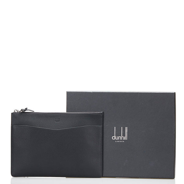 ダンヒル クラッチバッグ ブラック レザー メンズ Dunhill 【中古】