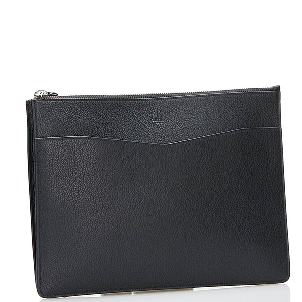 ダンヒル クラッチバッグ ブラック レザー メンズ Dunhill 【中古】