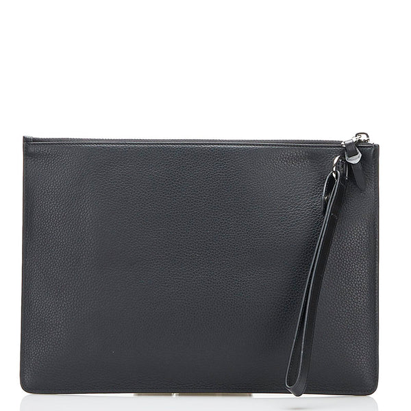 ダンヒル クラッチバッグ ブラック レザー メンズ Dunhill 【中古】