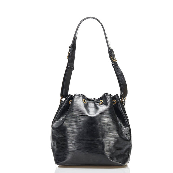 ルイ ヴィトン エピ プチノエ ショルダーバッグ M59012 ノワール ブラック レザー レディース LOUIS VUITTON 【中古】