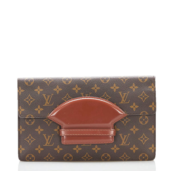 ルイ ヴィトン モノグラム シャイヨー クラッチバッグ セカンドバッグ M51788 ブラウン PVC レザー レディース LOUIS VUITTON 【中古】