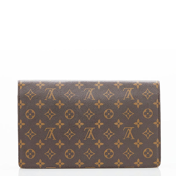 ルイ ヴィトン モノグラム シャイヨー クラッチバッグ セカンドバッグ M51788 ブラウン PVC レザー レディース LOUIS VUITTON 【中古】