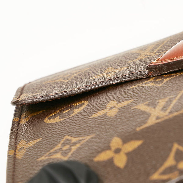ルイ ヴィトン モノグラム シャイヨー クラッチバッグ セカンドバッグ M51788 ブラウン PVC レザー レディース LOUIS VUITTON 【中古】