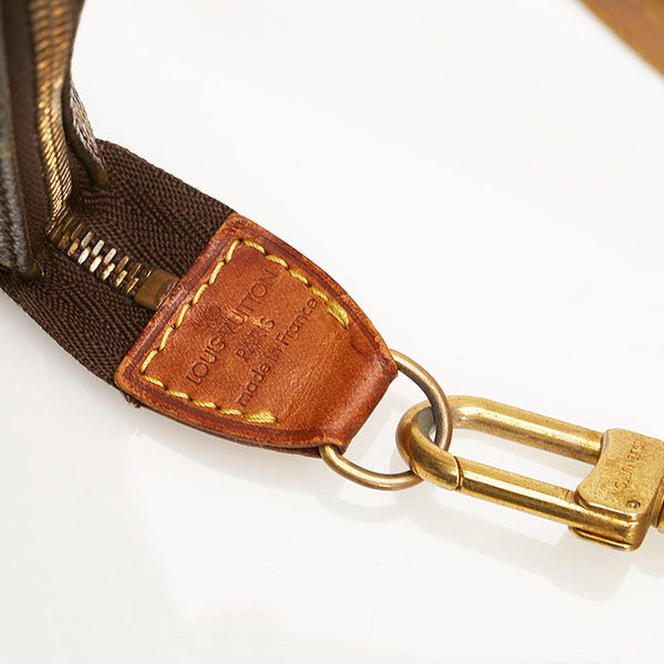 ルイ ヴィトン モノグラム ポシェット アクセソワール 斜め掛け ショルダーバック アクセサリーポーチ M40712 ブラウン PVC レザー レディース LOUIS VUITTON 【中古】