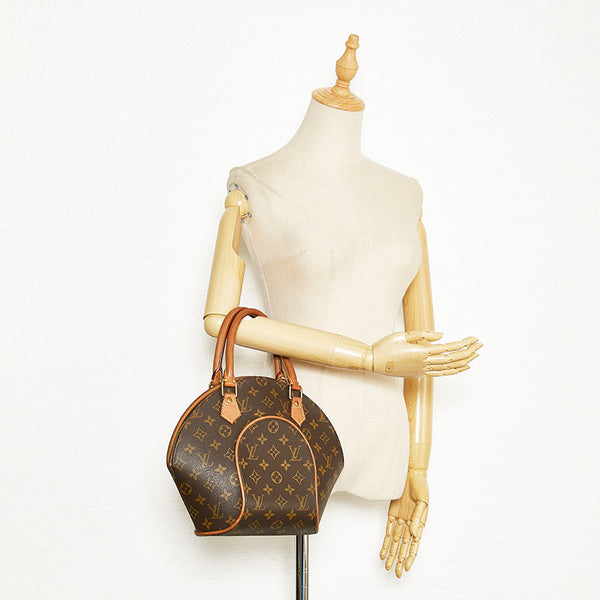 ルイ ヴィトン モノグラム エリプスPM ハンドバッグ M51127 ブラウン PVC レザー レディース LOUIS VUITTON 【中古】