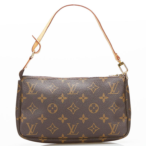 ルイ ヴィトン モノグラム アクセソワール ハンドバッグ アクセサリーポーチ  M40712 ブラウン PVC レザー レディース LOUIS VUITTON 【中古】