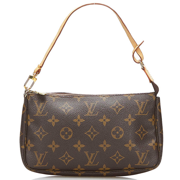 ルイ ヴィトン モノグラム アクセソワール ハンドバッグ アクセサリーポーチ  M40712 ブラウン PVC レザー レディース LOUIS VUITTON 【中古】