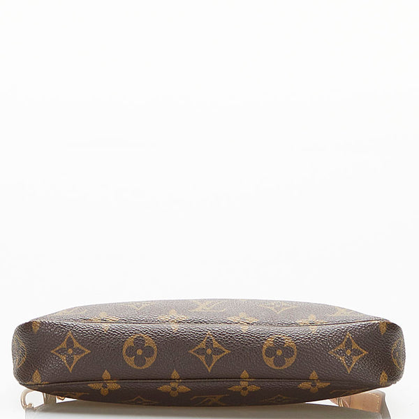 ルイ ヴィトン モノグラム アクセソワール ハンドバッグ アクセサリーポーチ  M40712 ブラウン PVC レザー レディース LOUIS VUITTON 【中古】