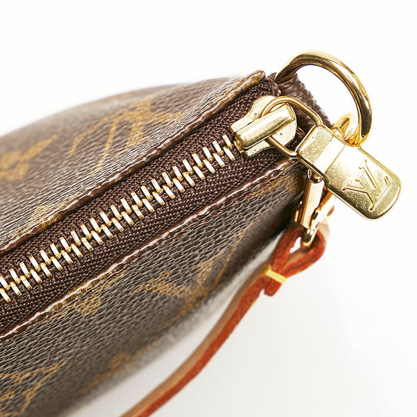 ルイ ヴィトン モノグラム アクセソワール ハンドバッグ アクセサリーポーチ  M40712 ブラウン PVC レザー レディース LOUIS VUITTON 【中古】