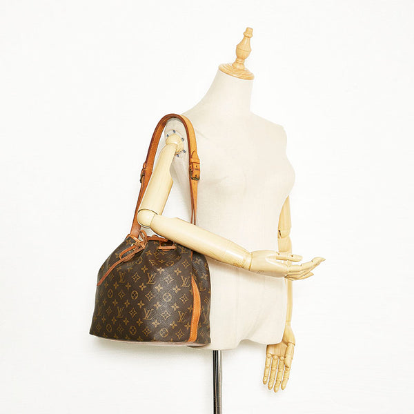 ルイ ヴィトン モノグラム プチノエ ショルダーバッグ M42226 ブラウン PVC レザー レディース LOUIS VUITTON 【中古】