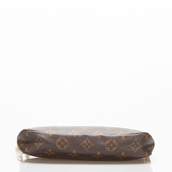 ルイ ヴィトン モノグラム アクセソワール ポシェット アクセサリーポーチ M40712 ブラウン PVC レザー レディース LOUIS VUITTON 【中古】