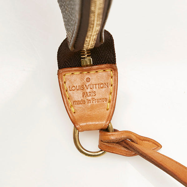 ルイ ヴィトン モノグラム アクセソワール ポシェット アクセサリーポーチ M40712 ブラウン PVC レザー レディース LOUIS VUITTON 【中古】