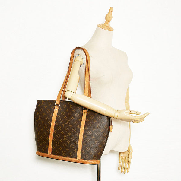 ルイ ヴィトン モノグラム バビロン トートバッグ ショルダーバッグ M51102 ブラウン PVC レザー レディース LOUIS VUITTON 【中古】