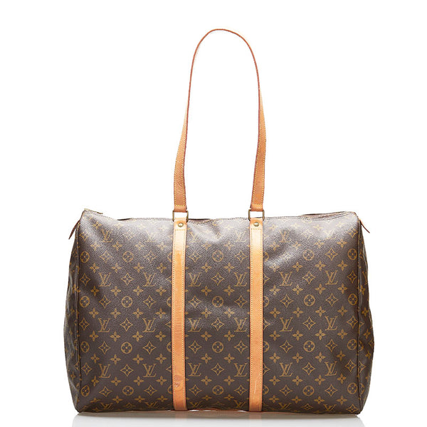 ルイ ヴィトン モノグラム フラネリー50 ショルダーバッグ M51116 ブラウン PVC レザー レディース LOUIS VUITTON 【中古】