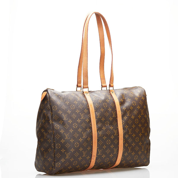 ルイ ヴィトン モノグラム フラネリー50 ショルダーバッグ M51116 ブラウン PVC レザー レディース LOUIS VUITTON 【中古】