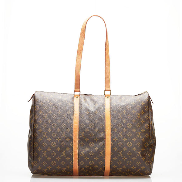 ルイ ヴィトン モノグラム フラネリー50 ショルダーバッグ M51116 ブラウン PVC レザー レディース LOUIS VUITTON 【中古】