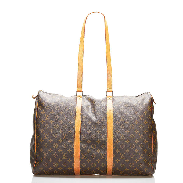 ルイ ヴィトン モノグラム フラネリー50 ショルダーバッグ M51116 ブラウン PVC レザー レディース LOUIS VUITTON 【中古】